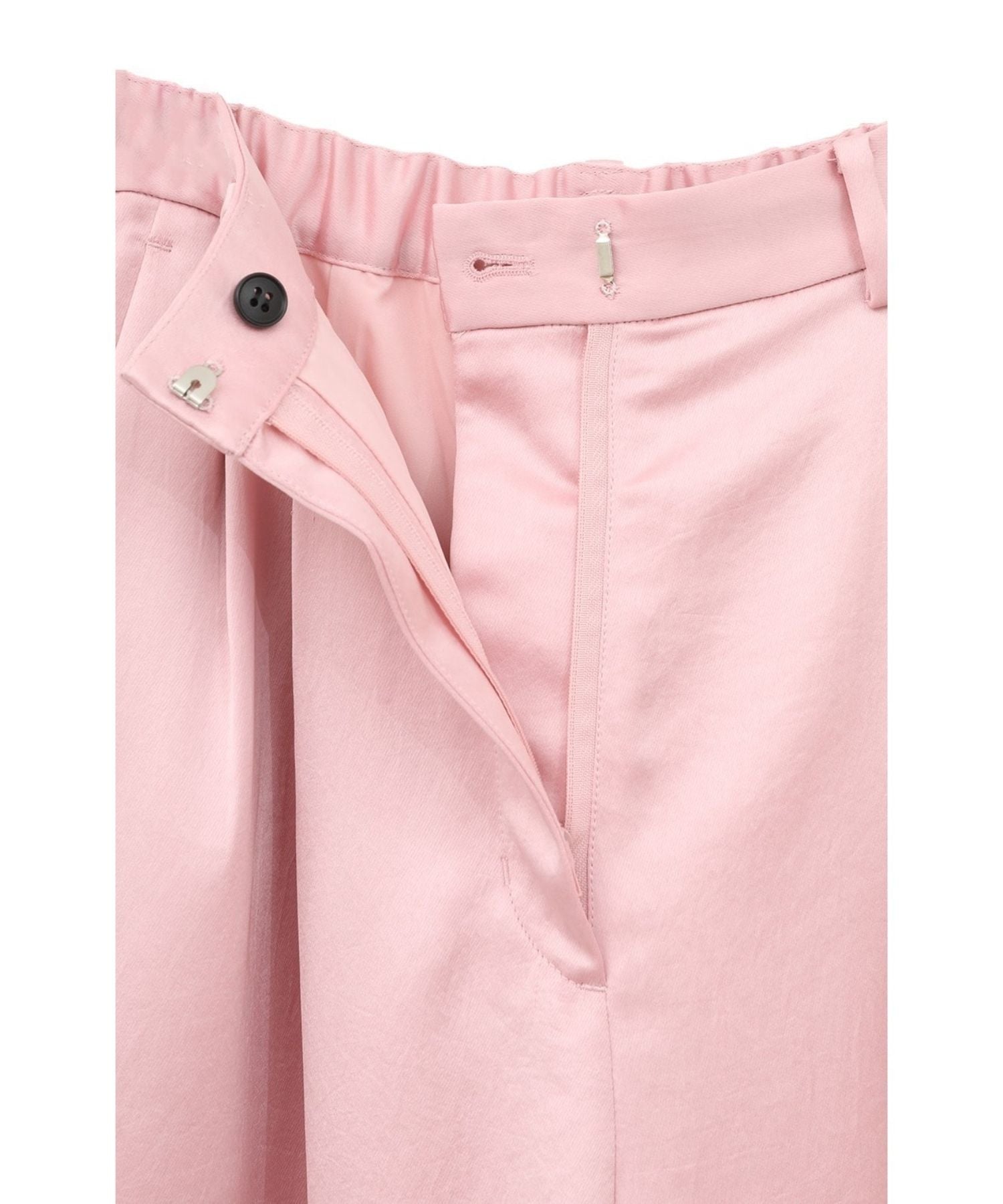 SATIN TUCK PANTS