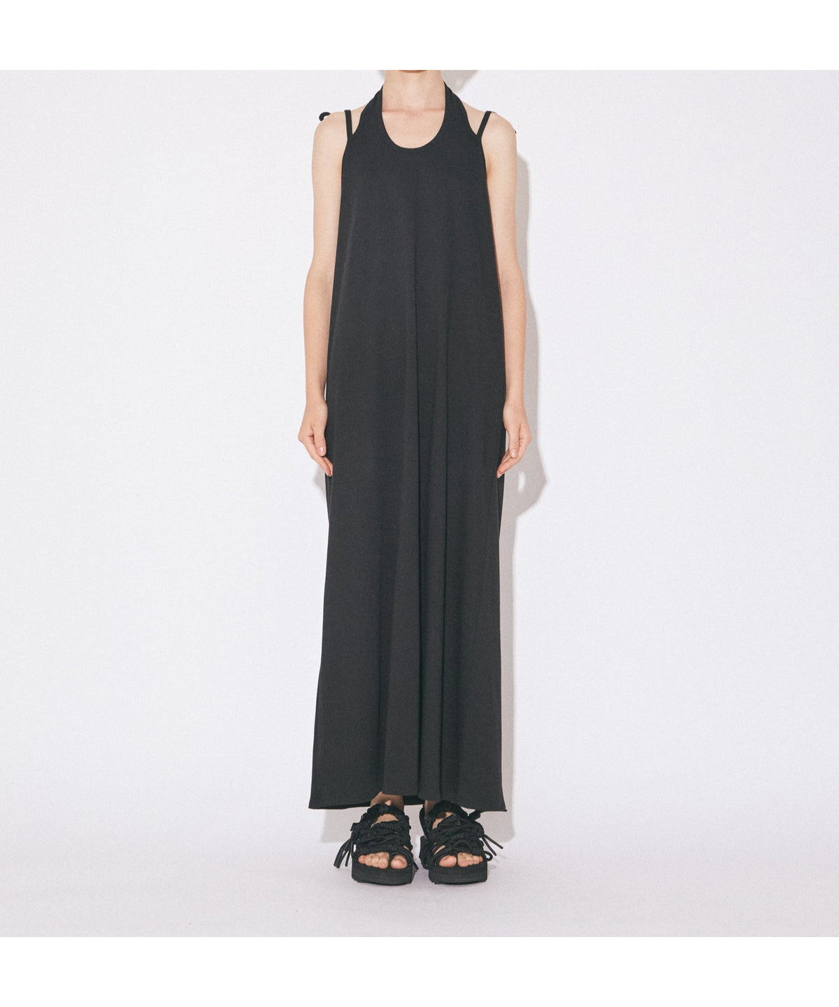 double-end suvin compact jersey dress