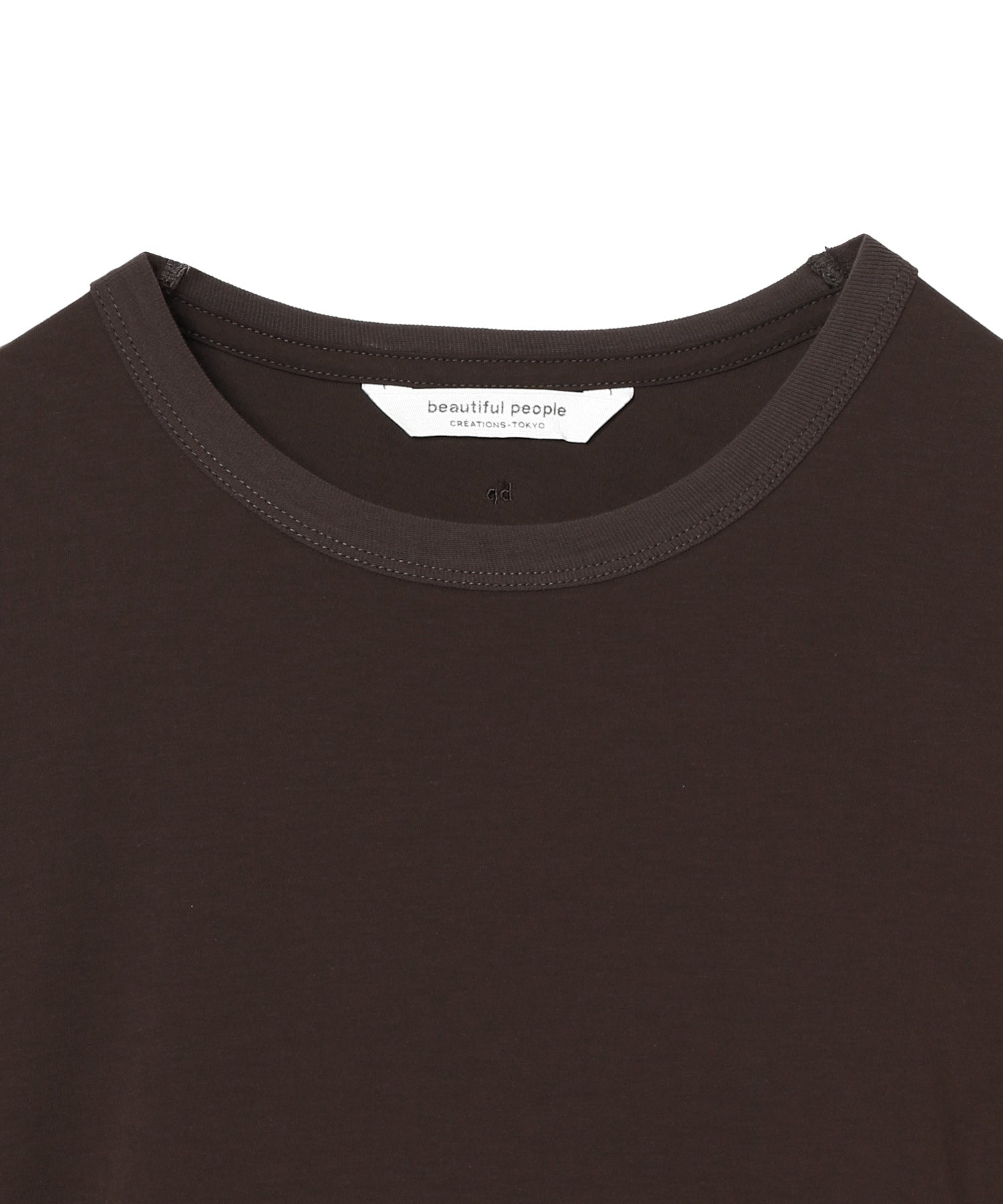 double-neck 40/1 ELS jersey top
