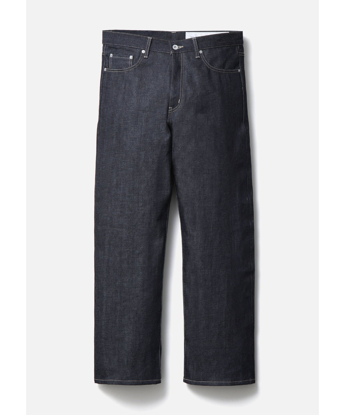 RIGID DENIM FULL CUT PANTS