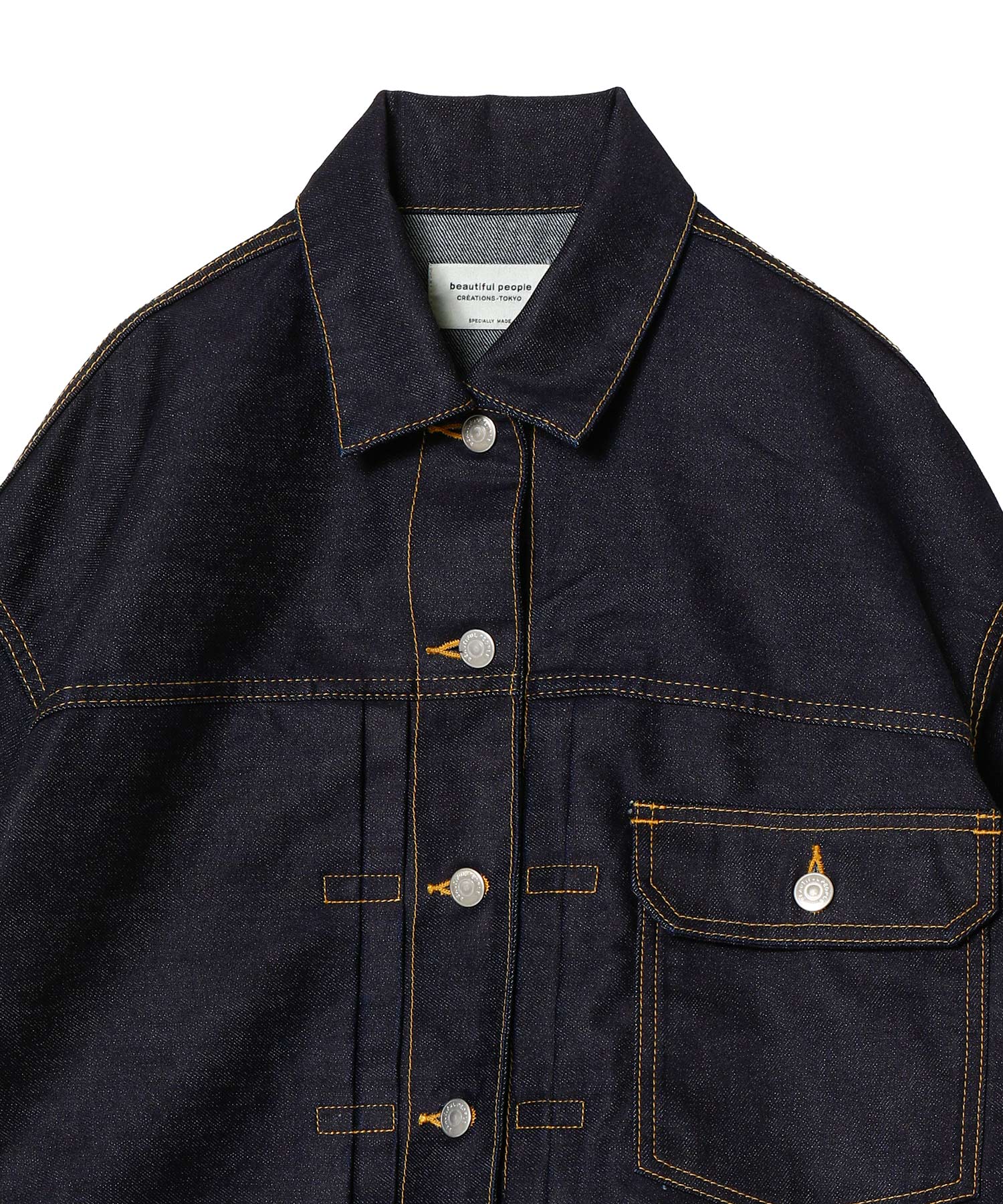 double-end selvedge denim blouson