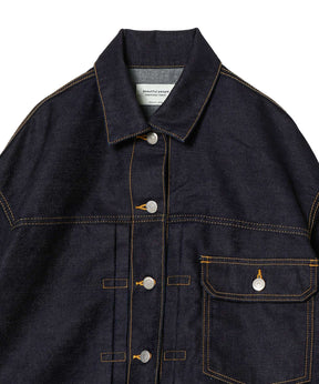 double-end selvedge denim blouson
