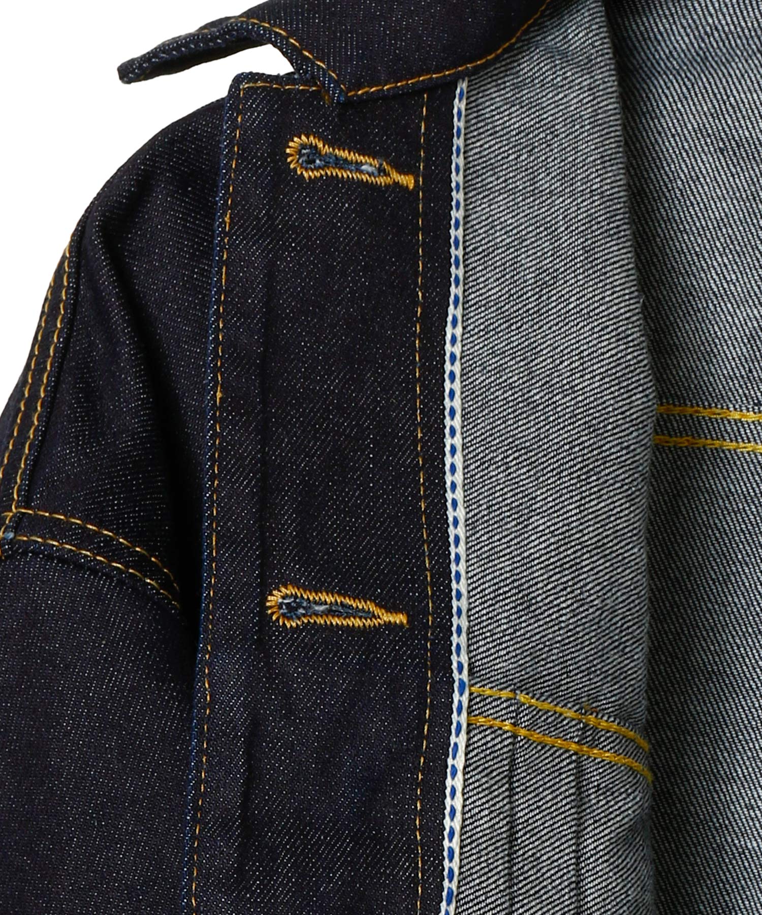 double-end selvedge denim blouson