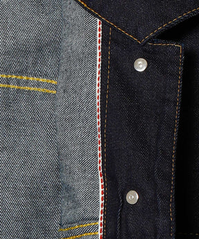 double-end selvedge denim blouson
