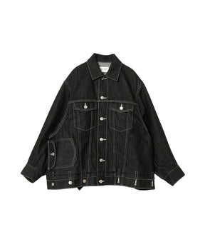 double-end selvedge denim blouson