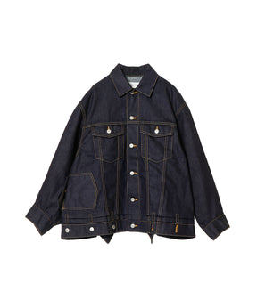 double-end selvedge denim blouson