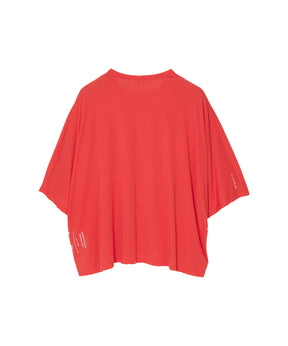 ELSCOTTON JERSEY SET IN DOLMAN P/A LOGO T