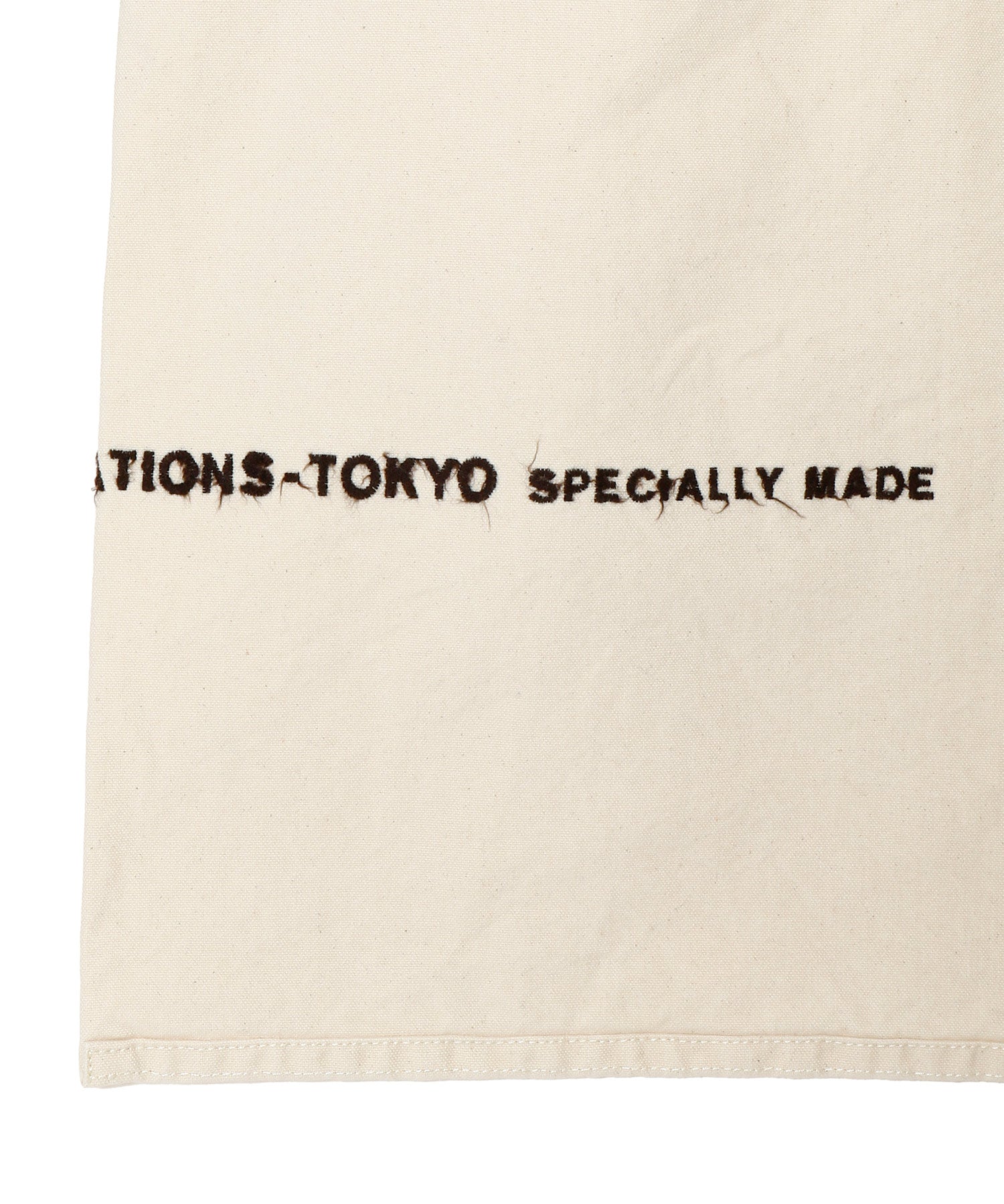 brushed logo gathering bag