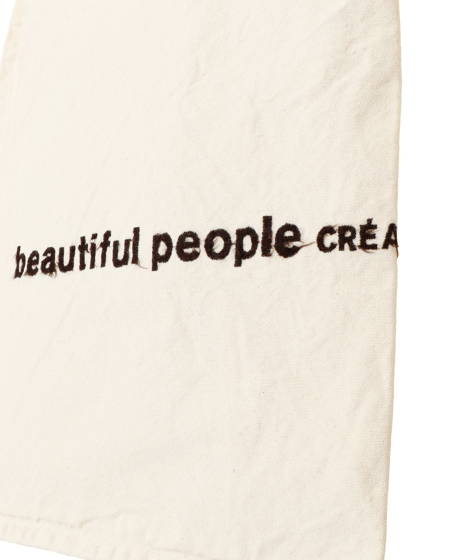 brushed logo gathering bag