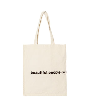 brushed logo gathering bag