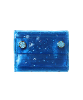 nothing to hide vinyl ostrich mini wallet