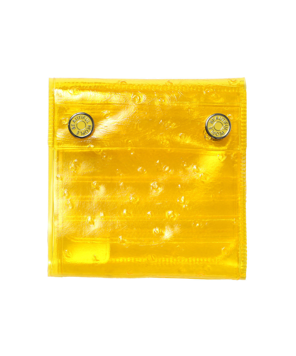 nothing to hide vinyl ostrich card wallet