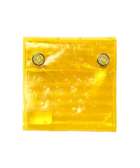 nothing to hide vinyl ostrich card wallet
