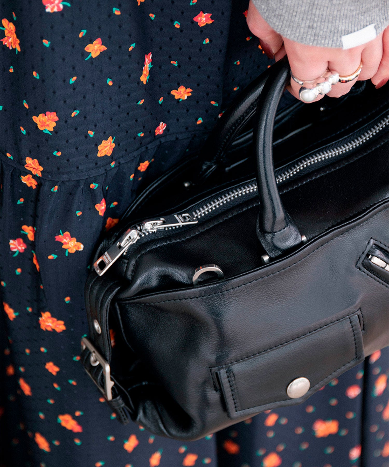excerption riders boston bag