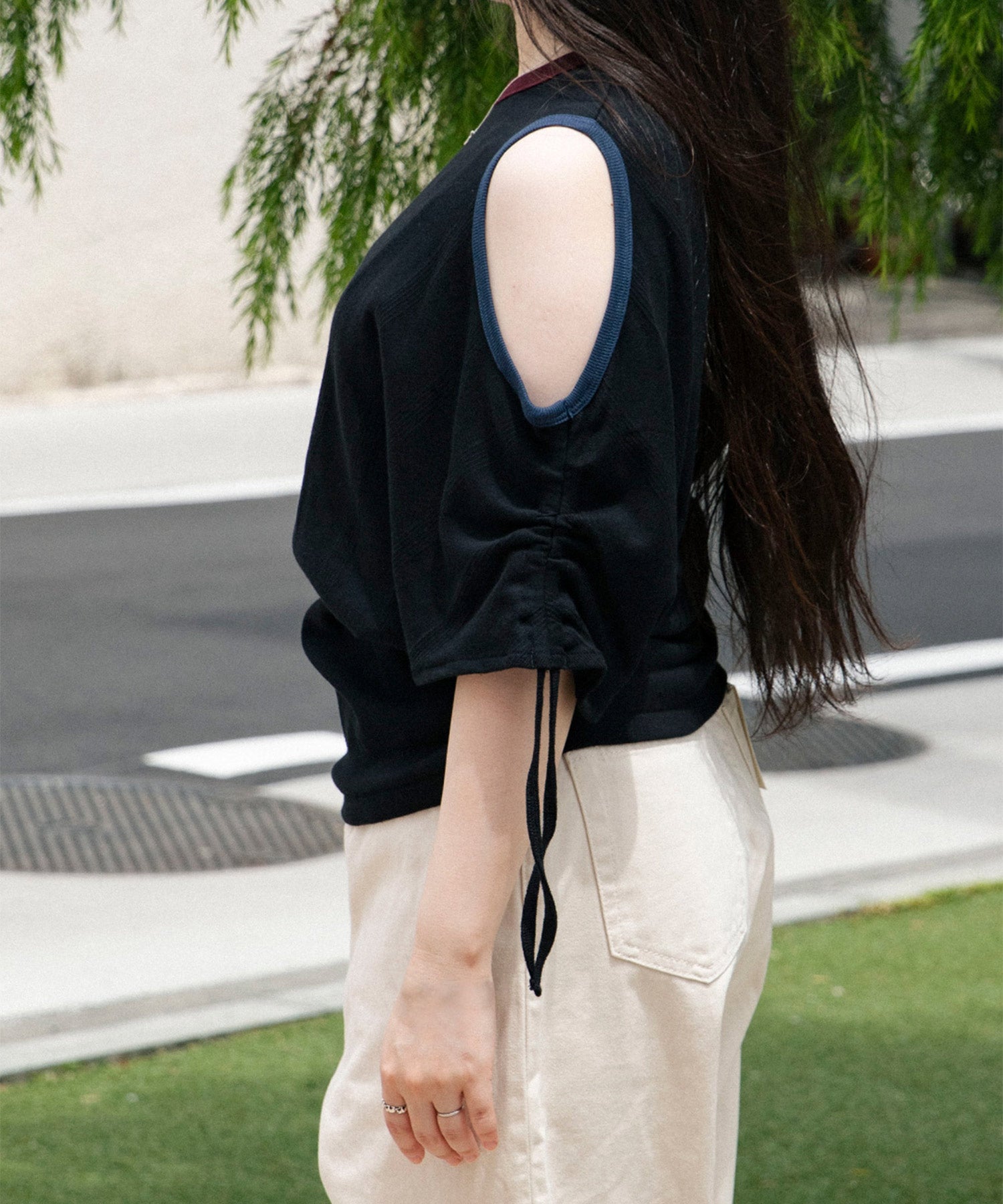 Miller double-neck multi color T-shirt