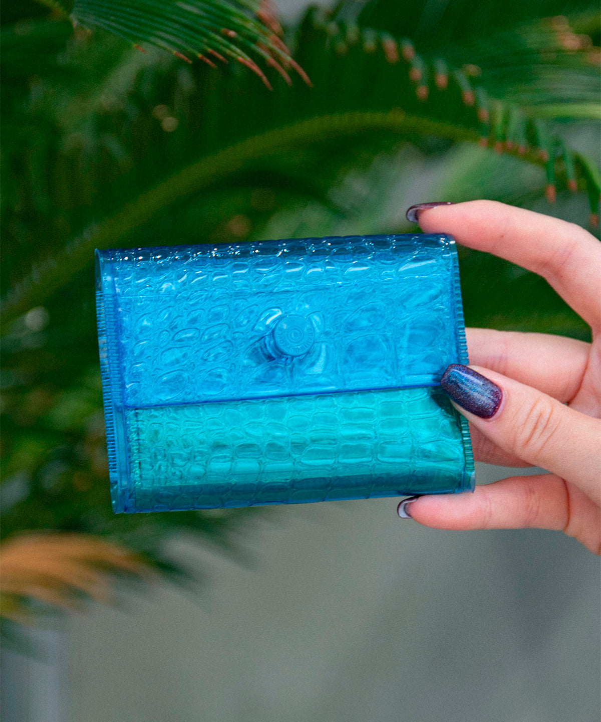 nothing to hide vinyl mini wallet