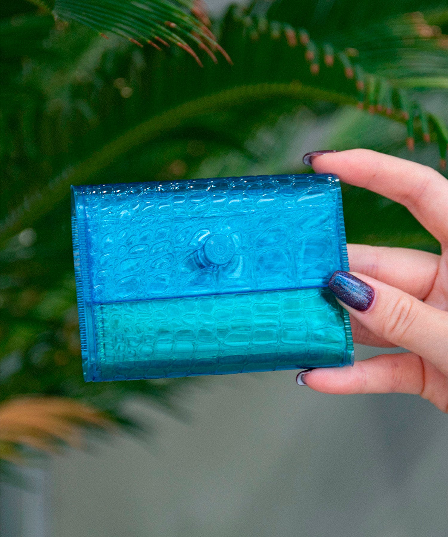 nothing to hide vinyl mini wallet