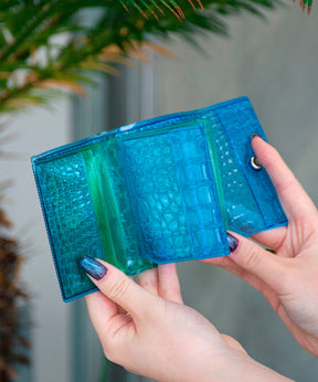 nothing to hide vinyl mini wallet