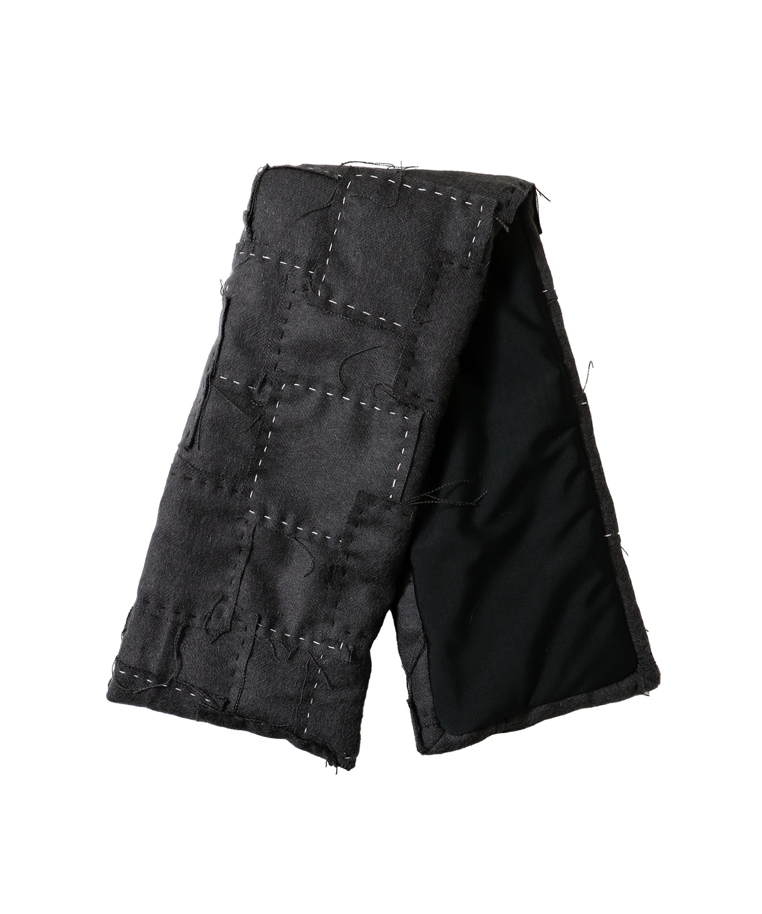 KUON x The Inoue Brothers Wool Patchwork Scarf