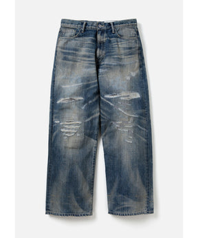 SAVAGE DENIM DP WIDE PANTS