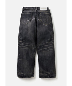 SAVAGE DENIM DP WIDE PANTS