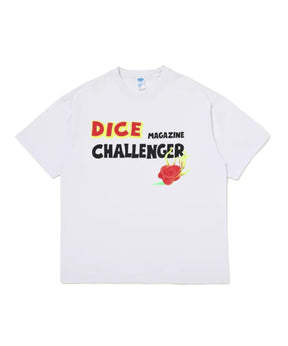 S/S DICE TEE - DicE Magazine x CHALLENGER
