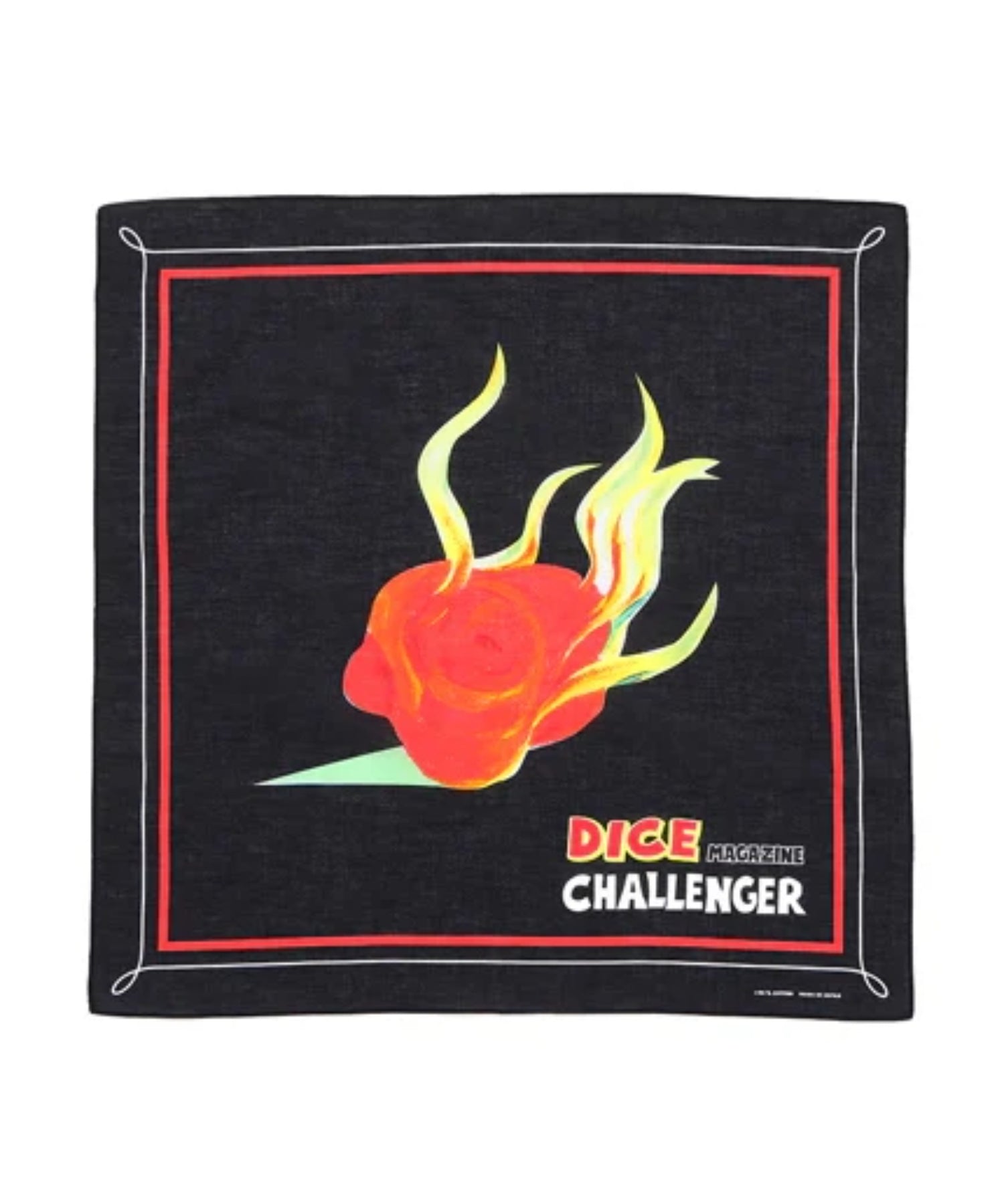 DICE BANDANA - DicE Magazine x CHALLENGER