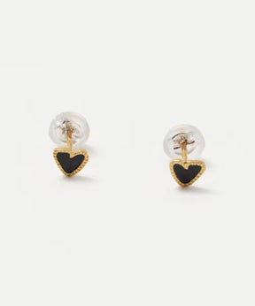 YU-KIN TINY HEART EARRINGS