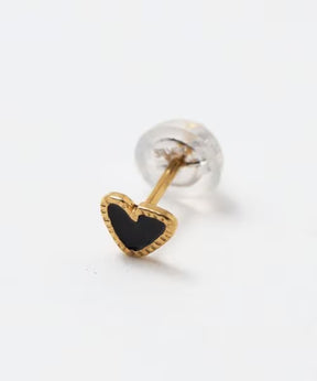 YU-KIN TINY HEART EARRINGS