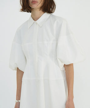 WAIST DESIGN VOLUME ONEPIECE