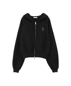 LOGO COMPACT ZIP UP HOODIE