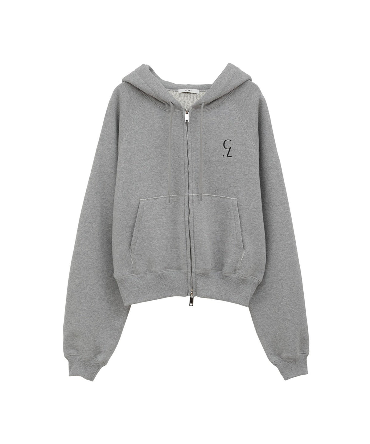 LOGO COMPACT ZIP UP HOODIE