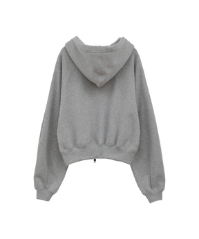LOGO COMPACT ZIP UP HOODIE
