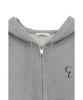 LOGO COMPACT ZIP UP HOODIE