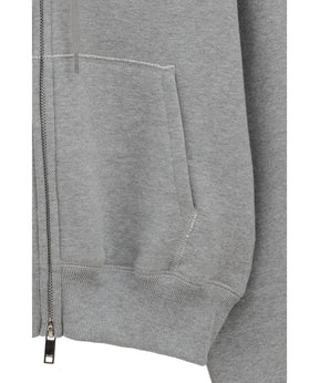 LOGO COMPACT ZIP UP HOODIE