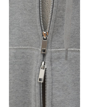 LOGO COMPACT ZIP UP HOODIE