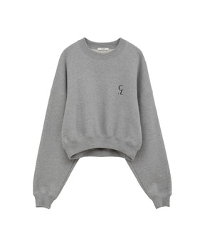 LOGO SHORT SWEAT TOPS