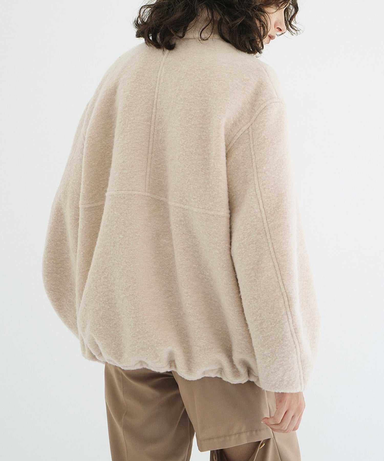 SLIVER HALF ZIP TOPS - CLANE (クラネ) - tops (トップス) | FIGURE