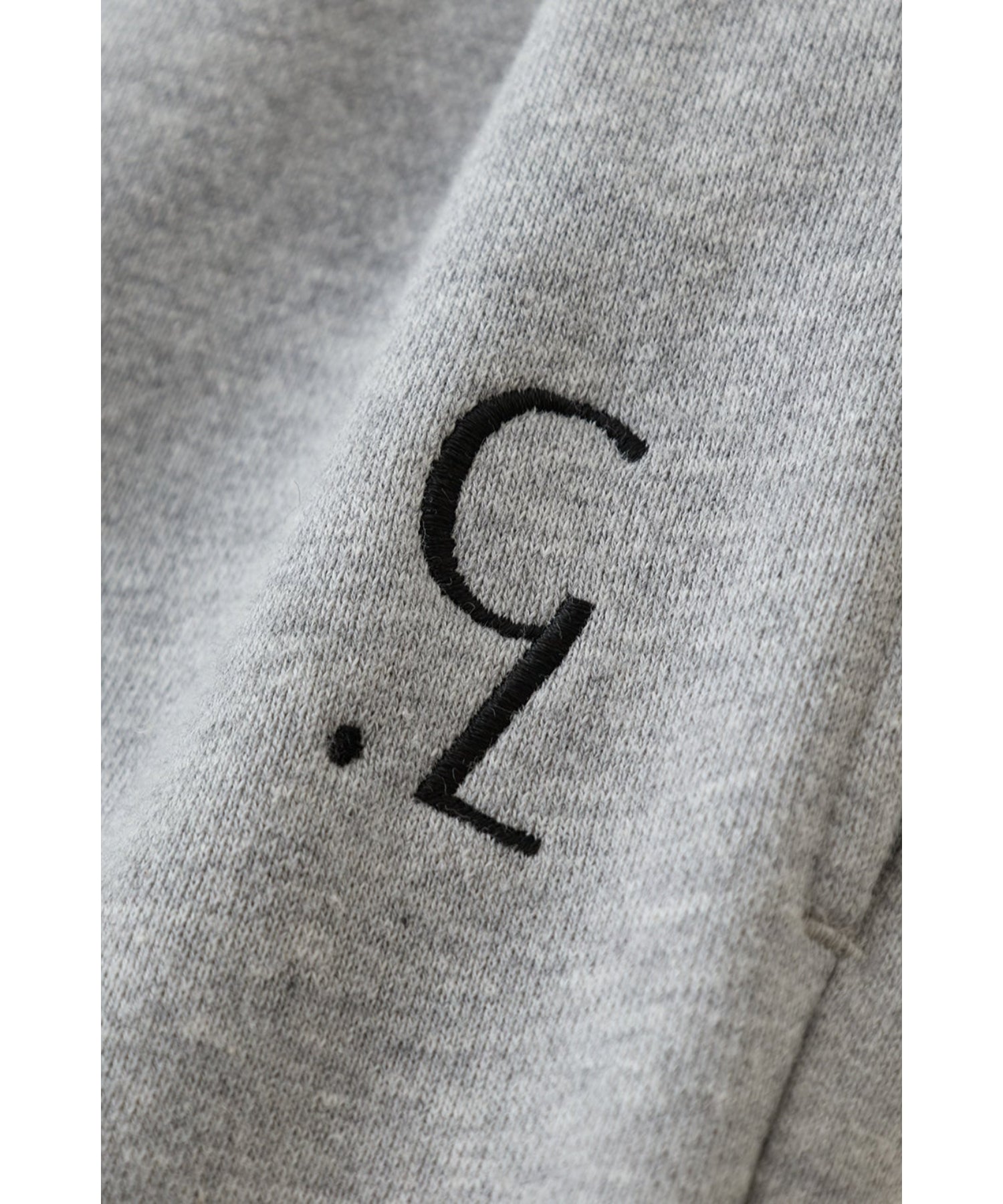 LOGO SWEAT TUCK WIDE PANTS