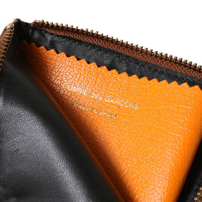 L字型zip財布(カラーインサイド)