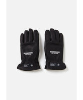 LEATHER BOA GLOVES