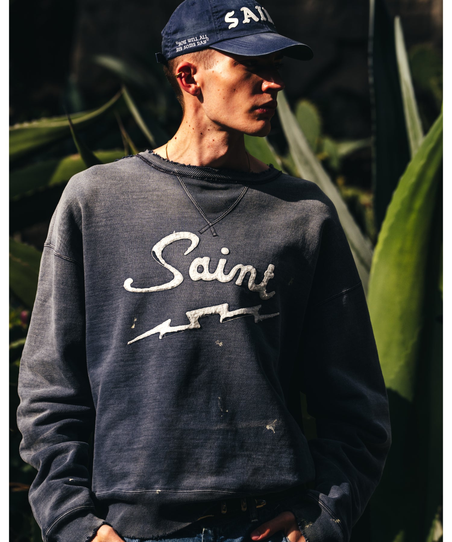 CRW-N SWEAT / SAINT / NAVY