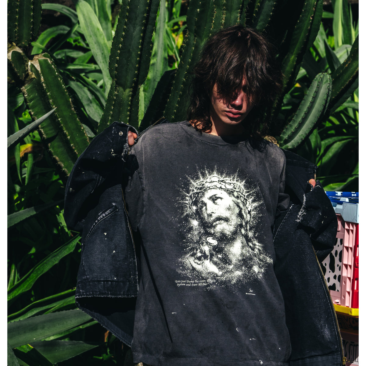 SS TEE / JESUS - SAINT MXXXXXX (セントマイケル) - tops (トップス