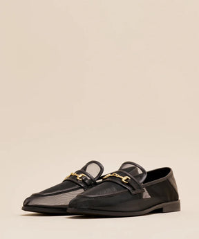 MESH BIT LOAFERS BLACK