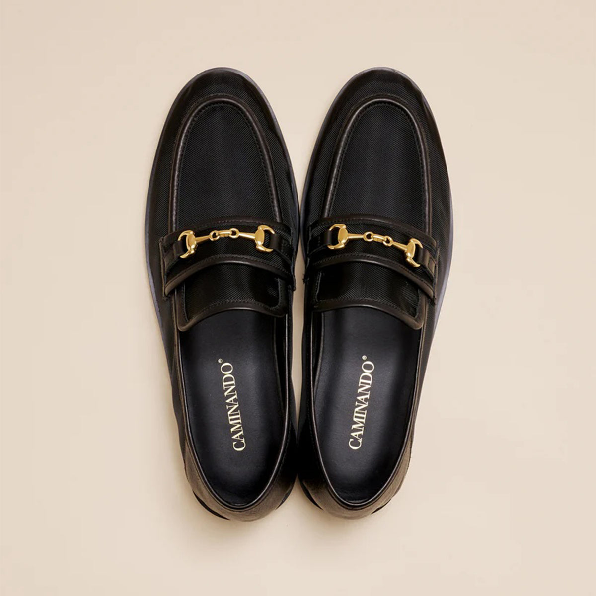 MESH BIT LOAFERS BLACK - CAMINANDO (カミナンド) - shoes (シューズ