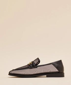 MESH BIT LOAFERS BLACK