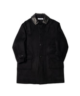 RESEARCHED CITY COAT / WOOL MIX MELTON