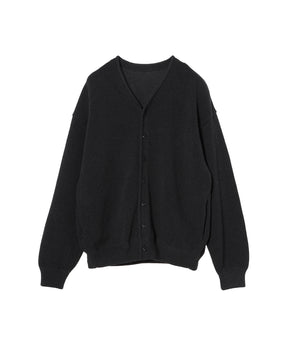 Moss Stitch V/N Cardigan - crepuscule (クレプスキュール) - tops 