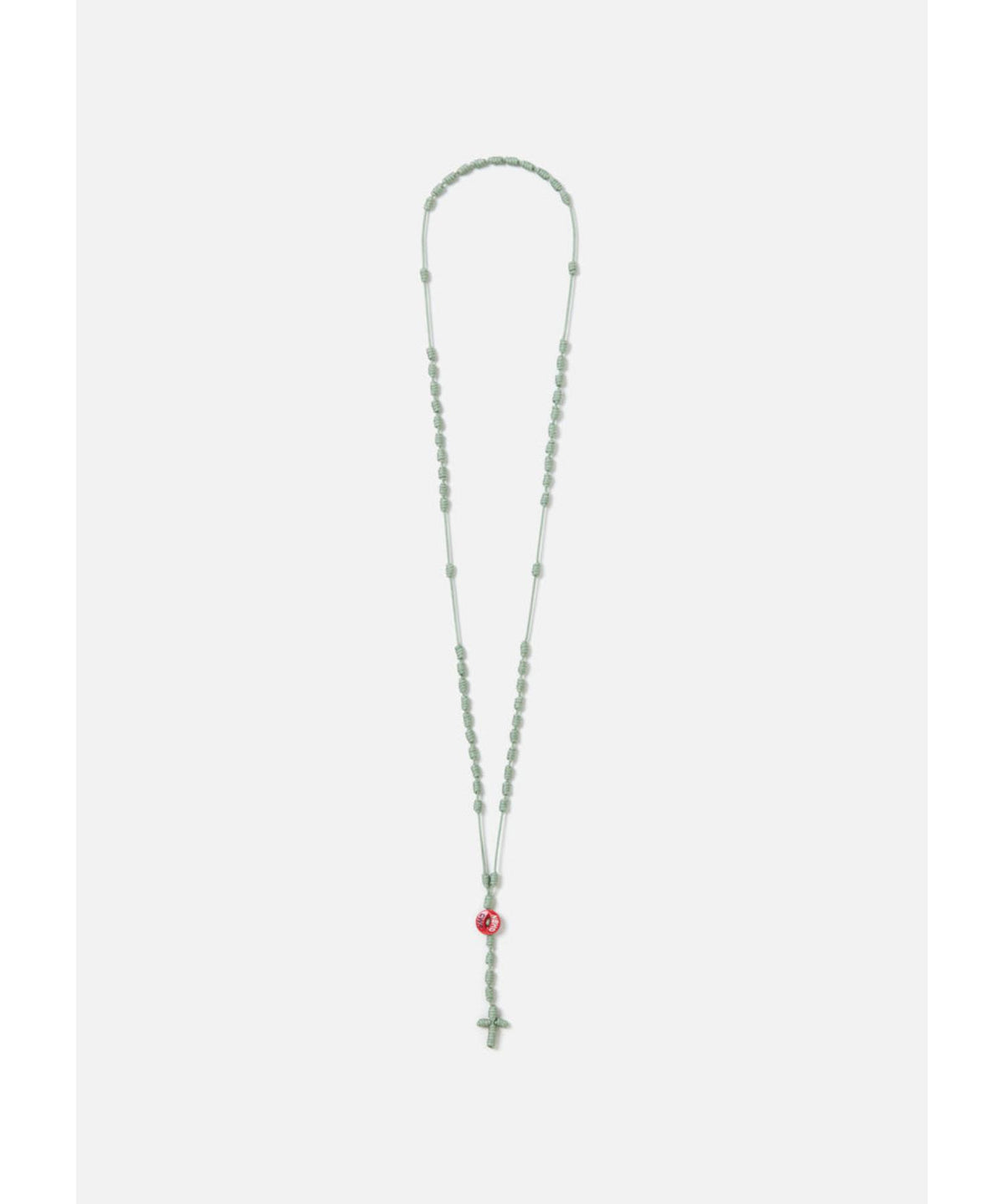 CORD CROSS NECKLACE