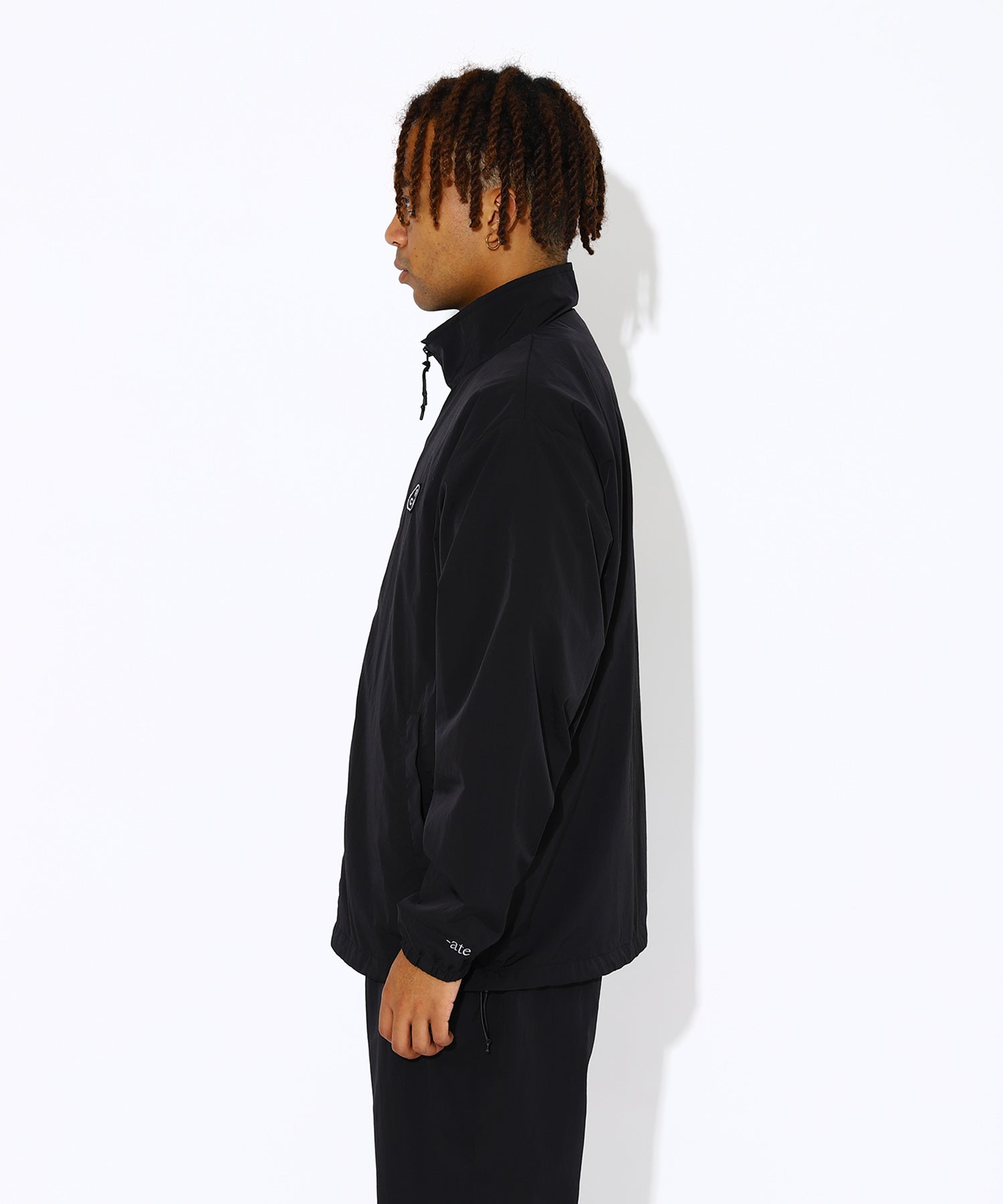 Acy×-ate NYLON CHAMBRAY TRACK JACKET